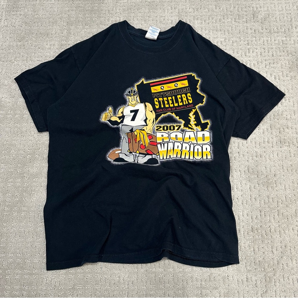 Pittsburgh Steelers Black Graphic T-Shirt